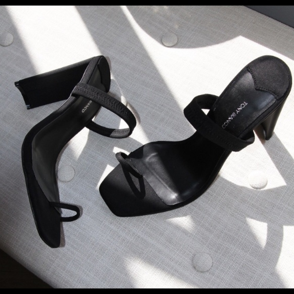 Tony Bianco Sierra Black Heels 6